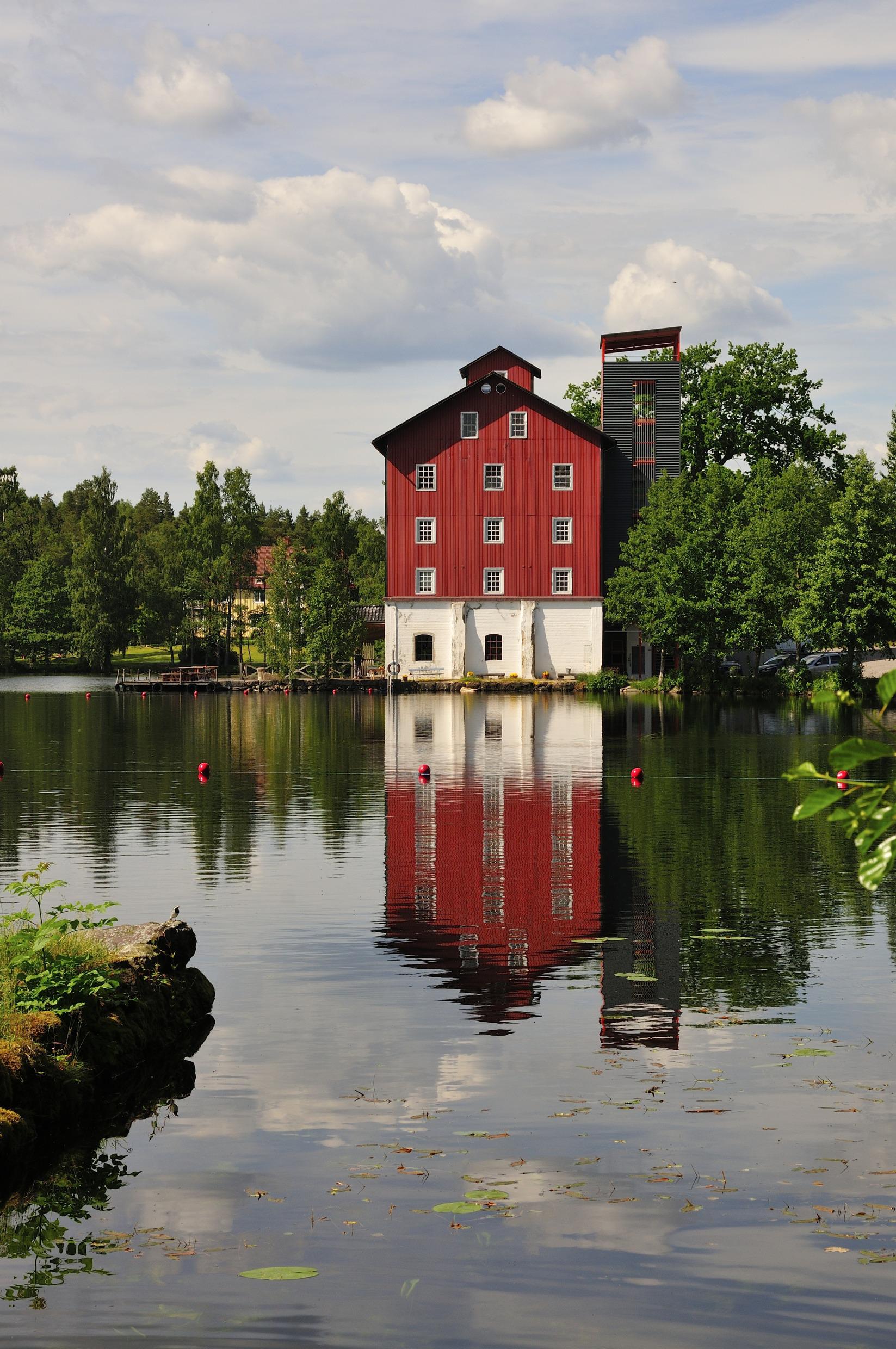 Exterior of Upperud hotel, West Sweden