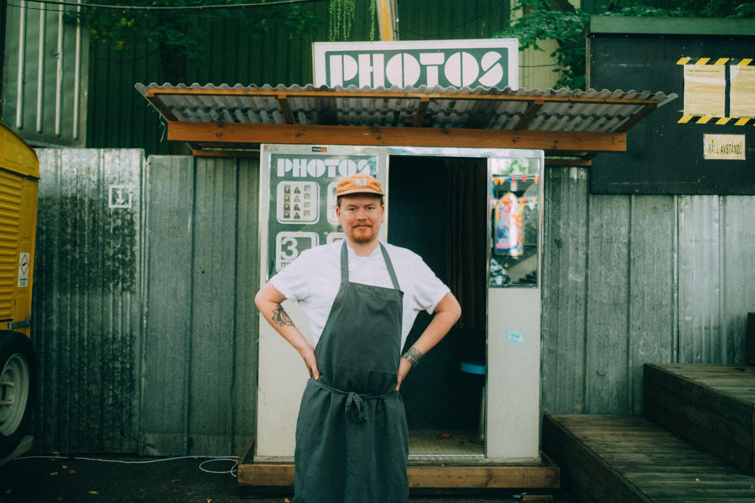 Chef Emil Dahlberg at Växthuset