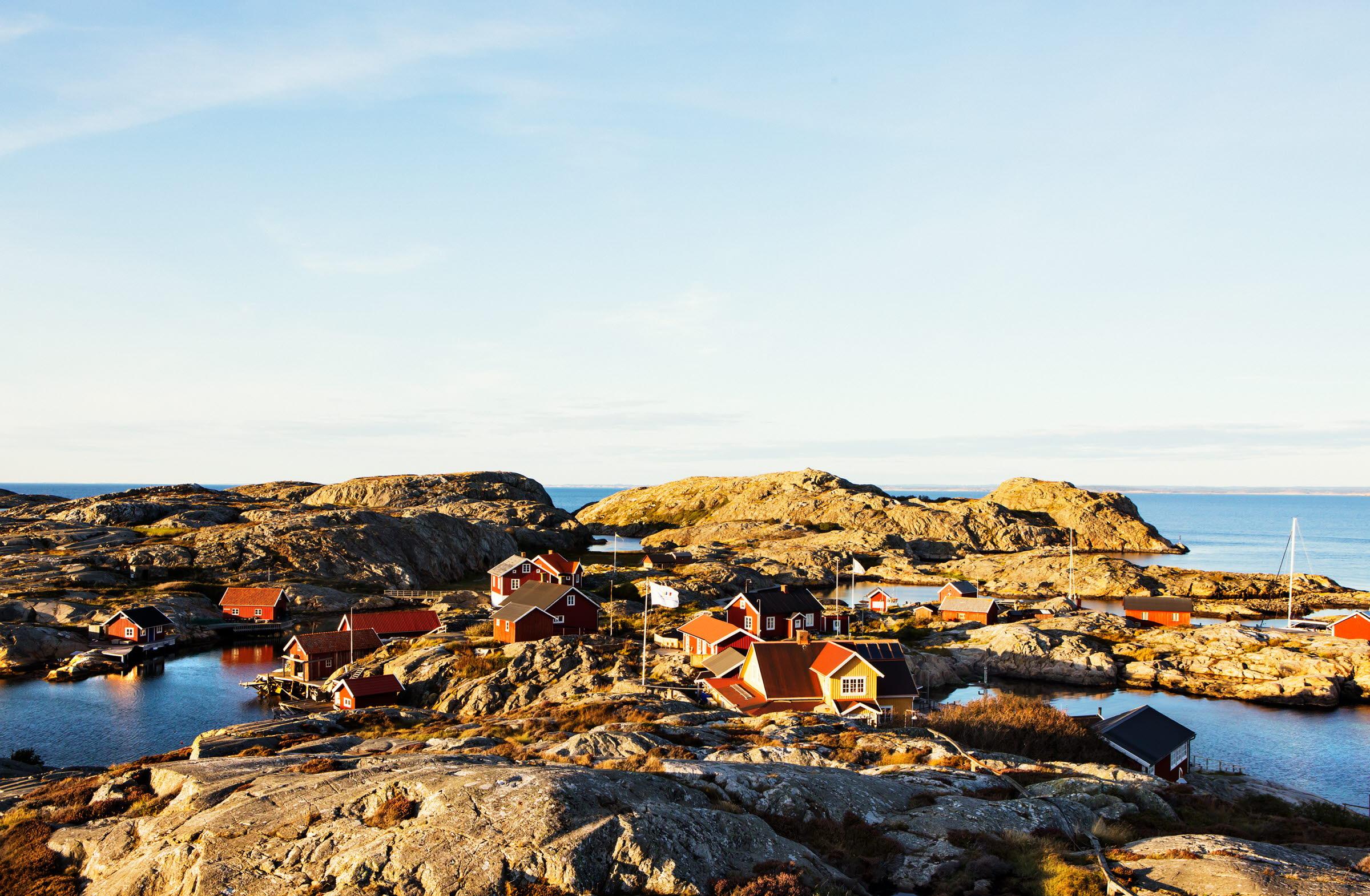 Les îles Väderöarna dans l'Ouest de la Suède