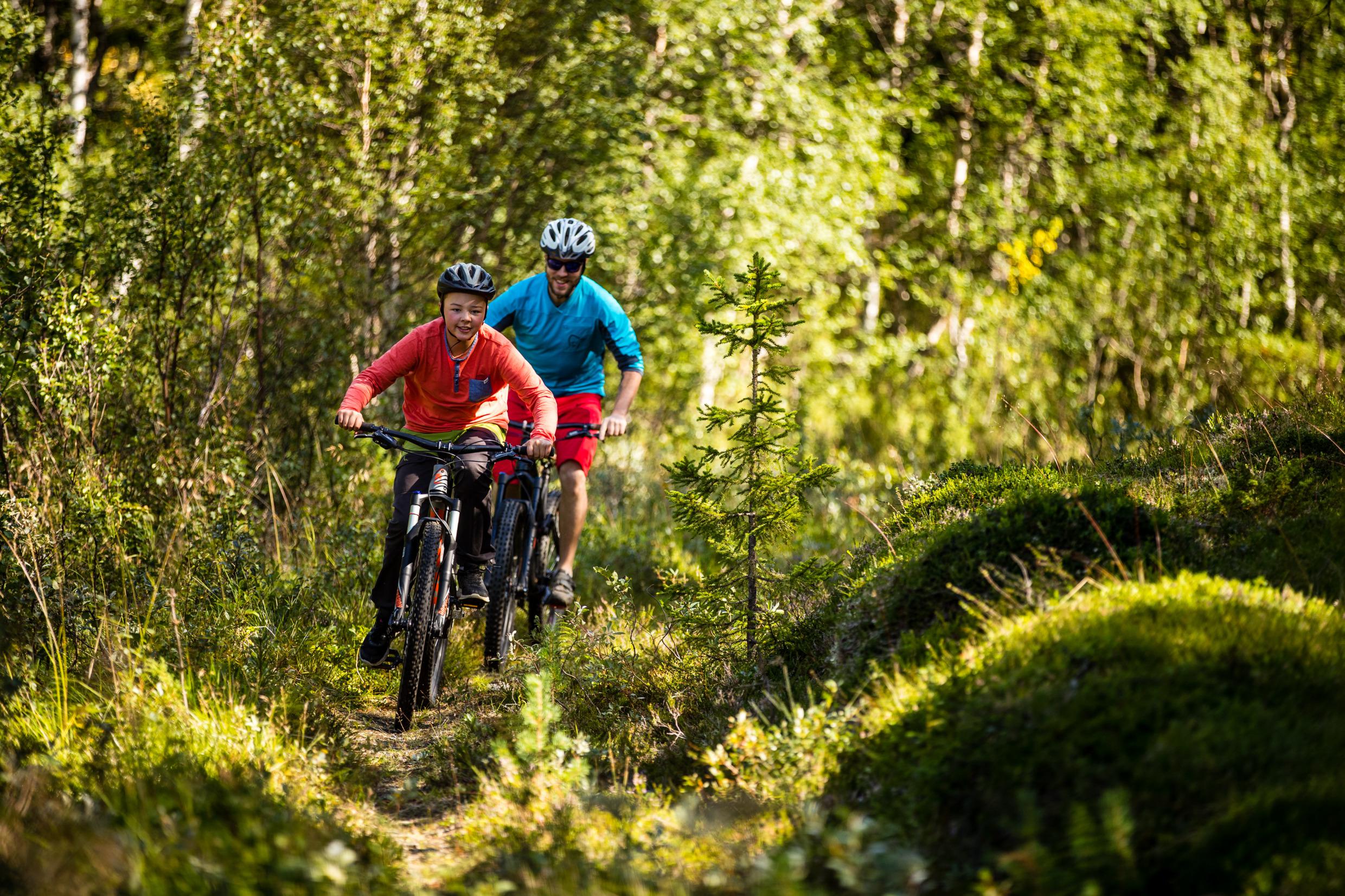 Mountainbiken in Vålådalen
