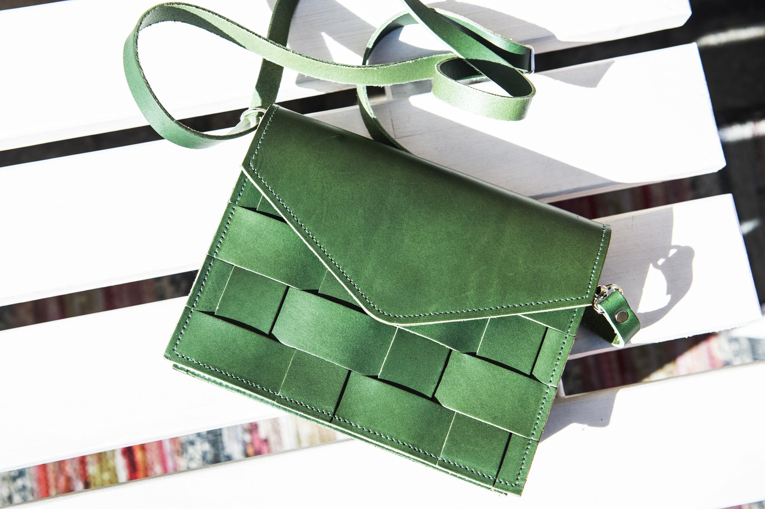 Näver handbag designed in West Sweden