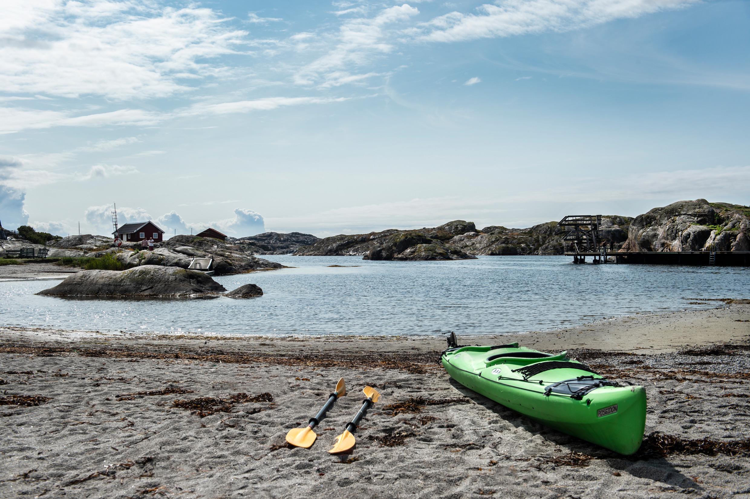 Kayaking in the archipelago of Bohuslän