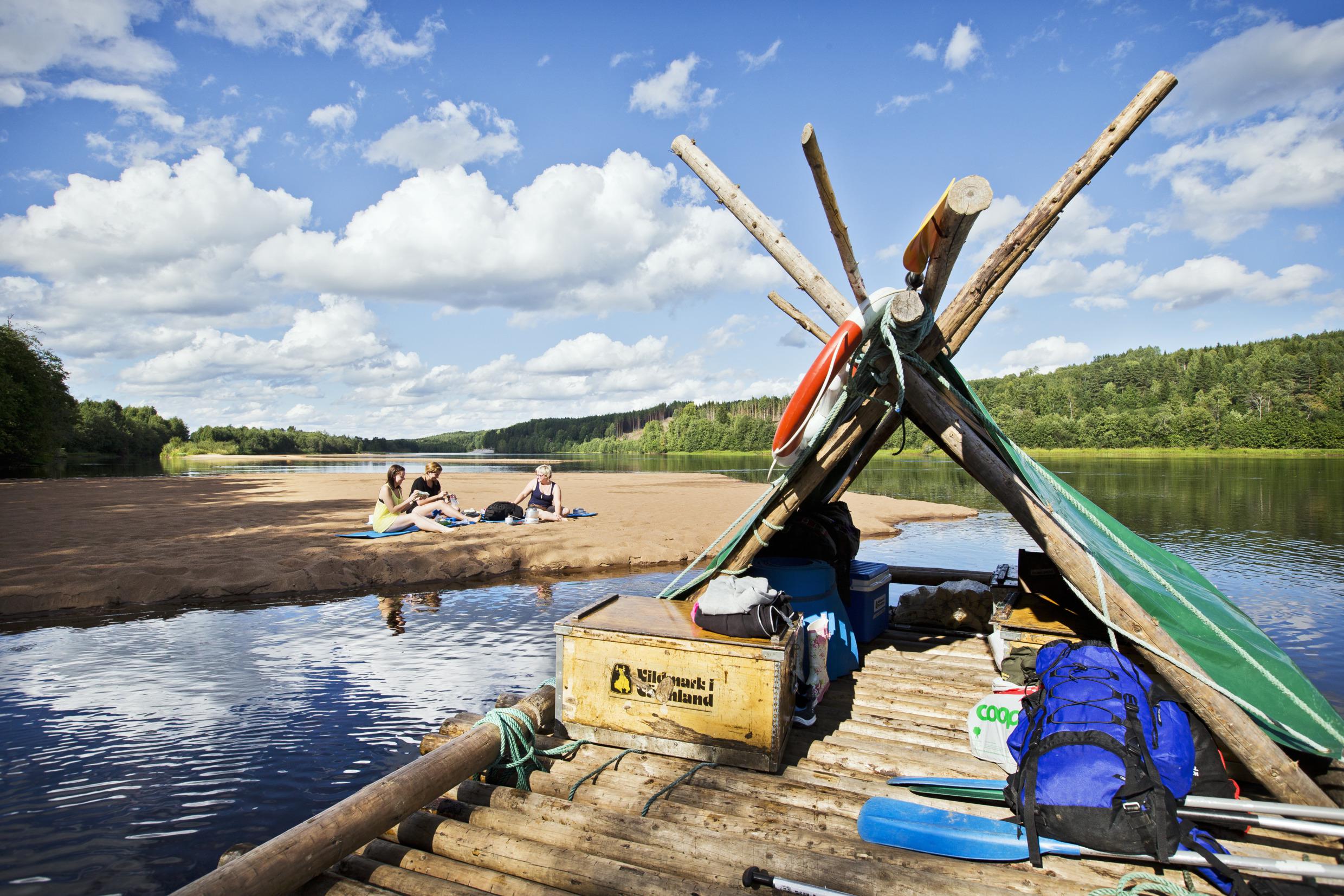 Houtraften in Värmland