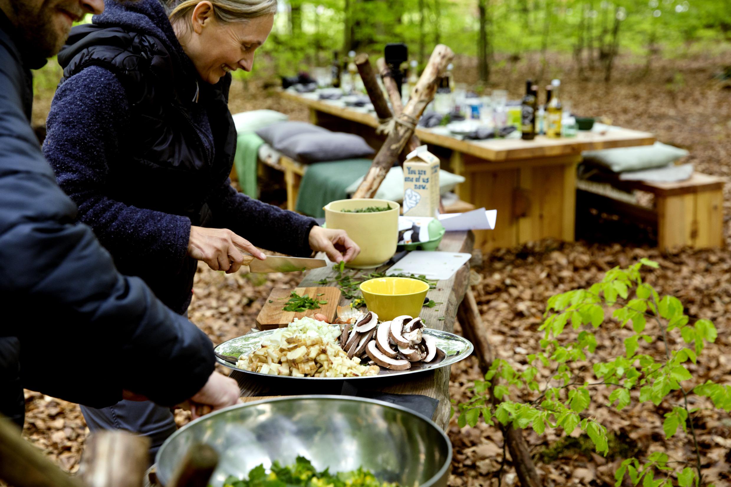 Kochen in der Natur