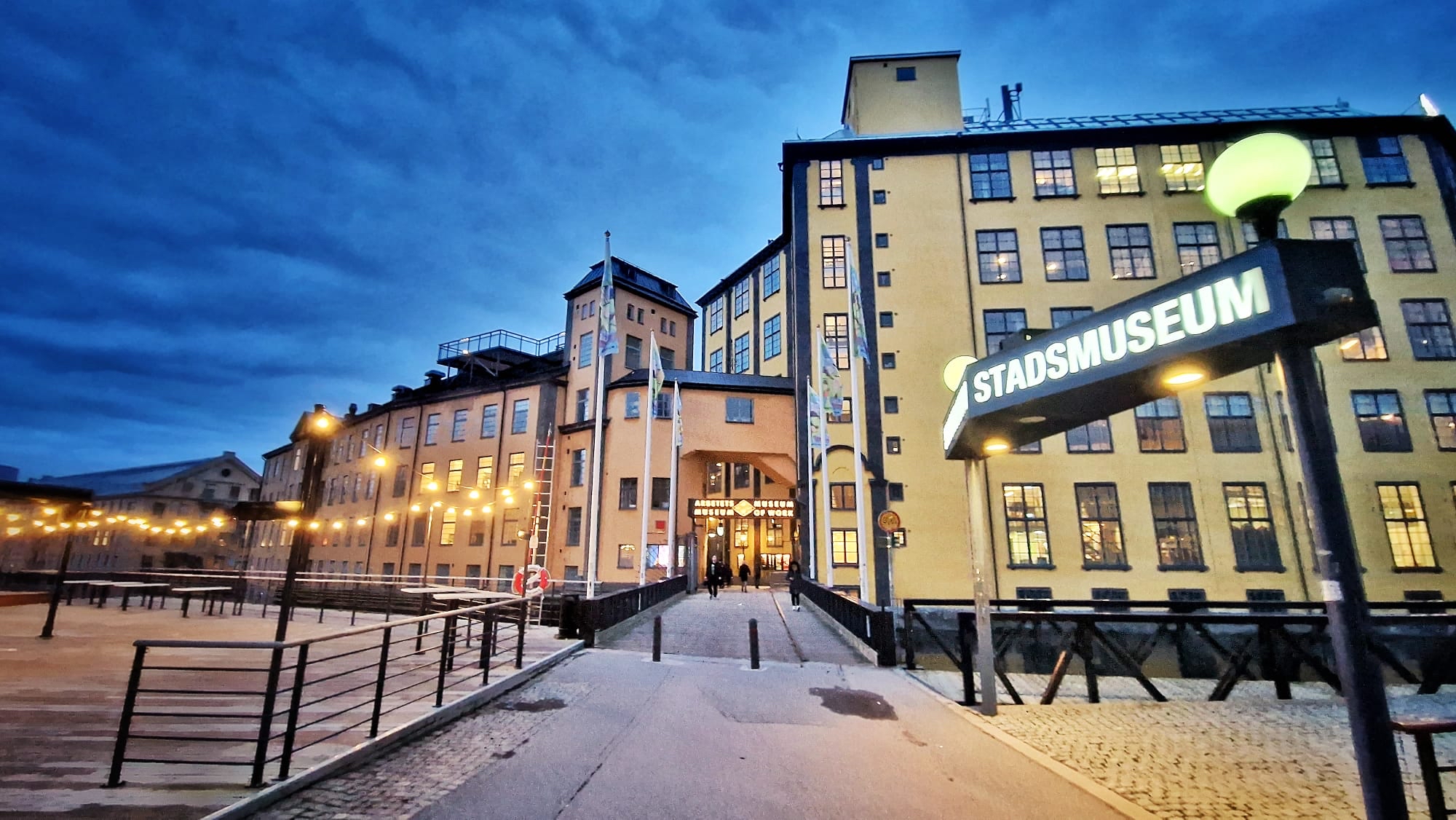 Street view of Norrköping City Museum and the Museum of Work