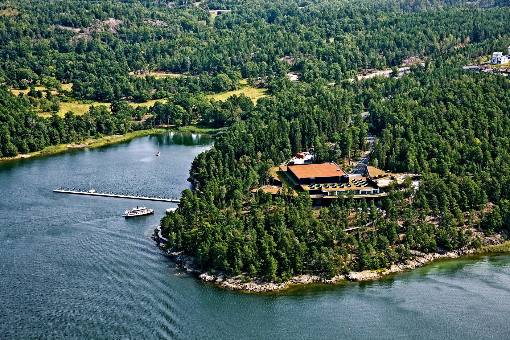 Artipelag from above, Stockholm