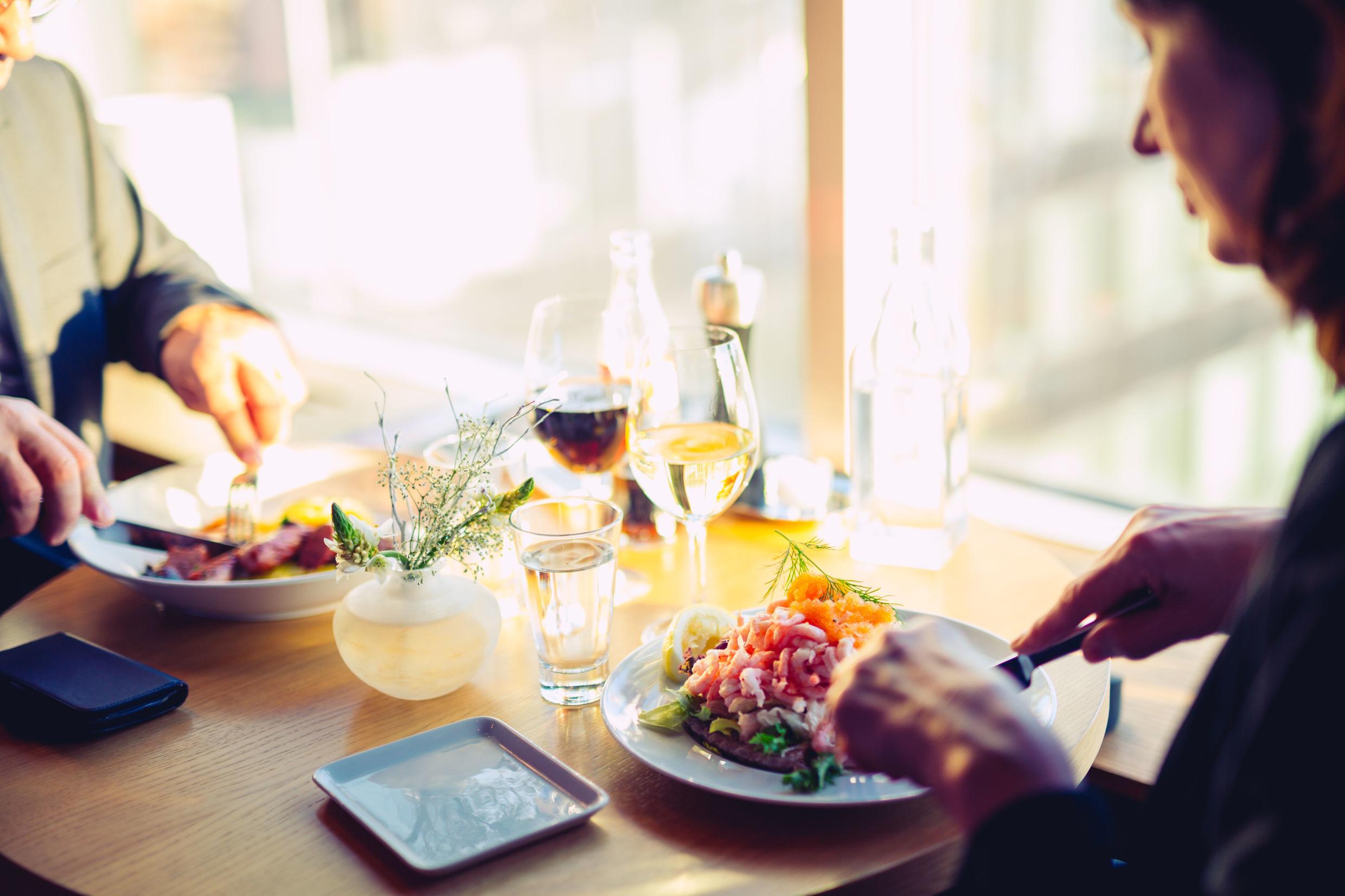 Shrimp sandwich at Heaven 23, Gothenburg