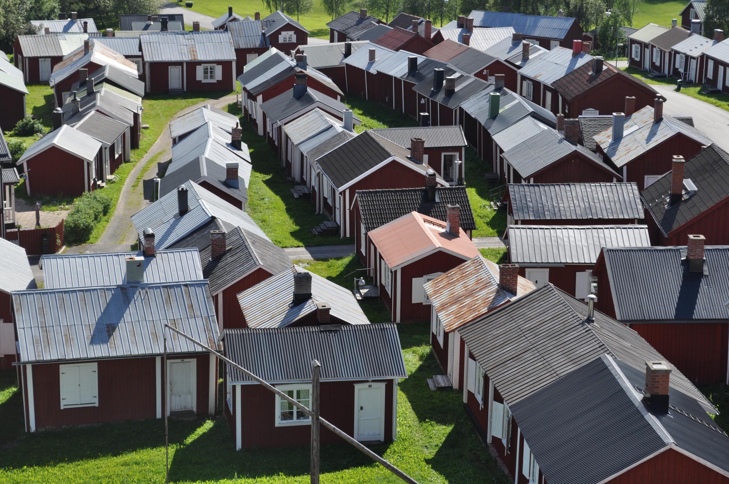 Gammelstad Church Town in northern Sweden