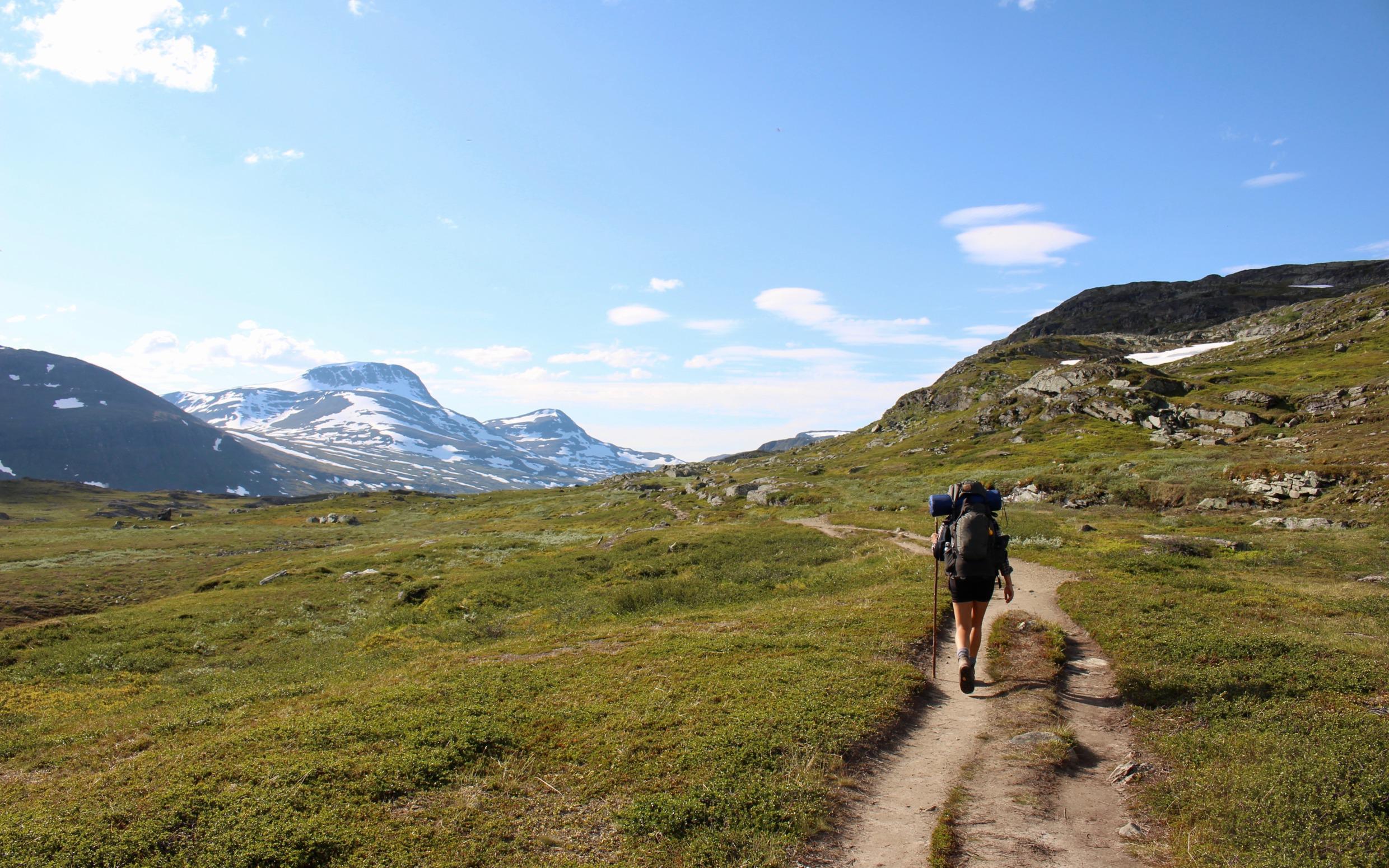 Hiking in Kebnekaise, Swedish Lapland