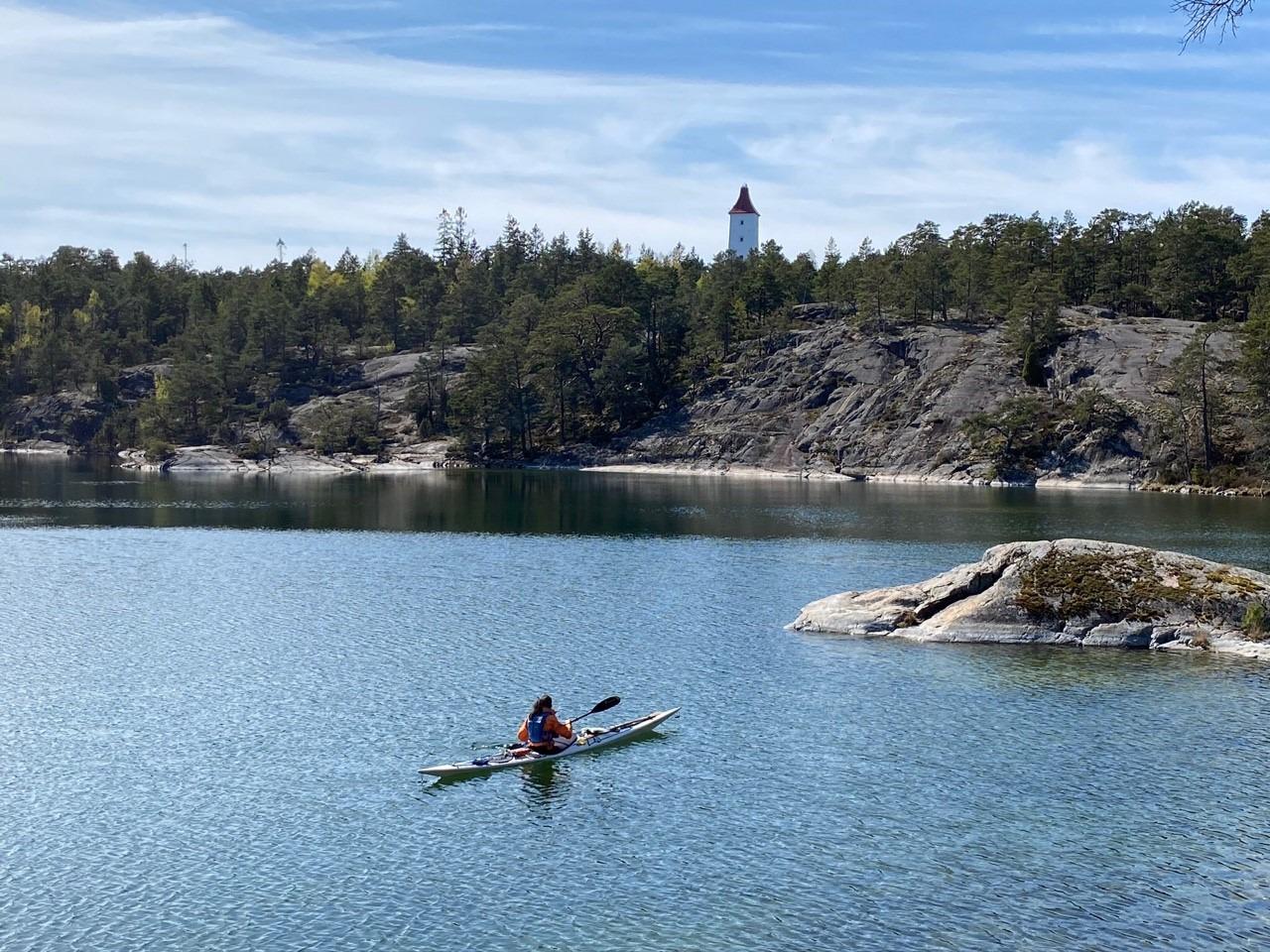 Faire du kayak à côté de Västervik
