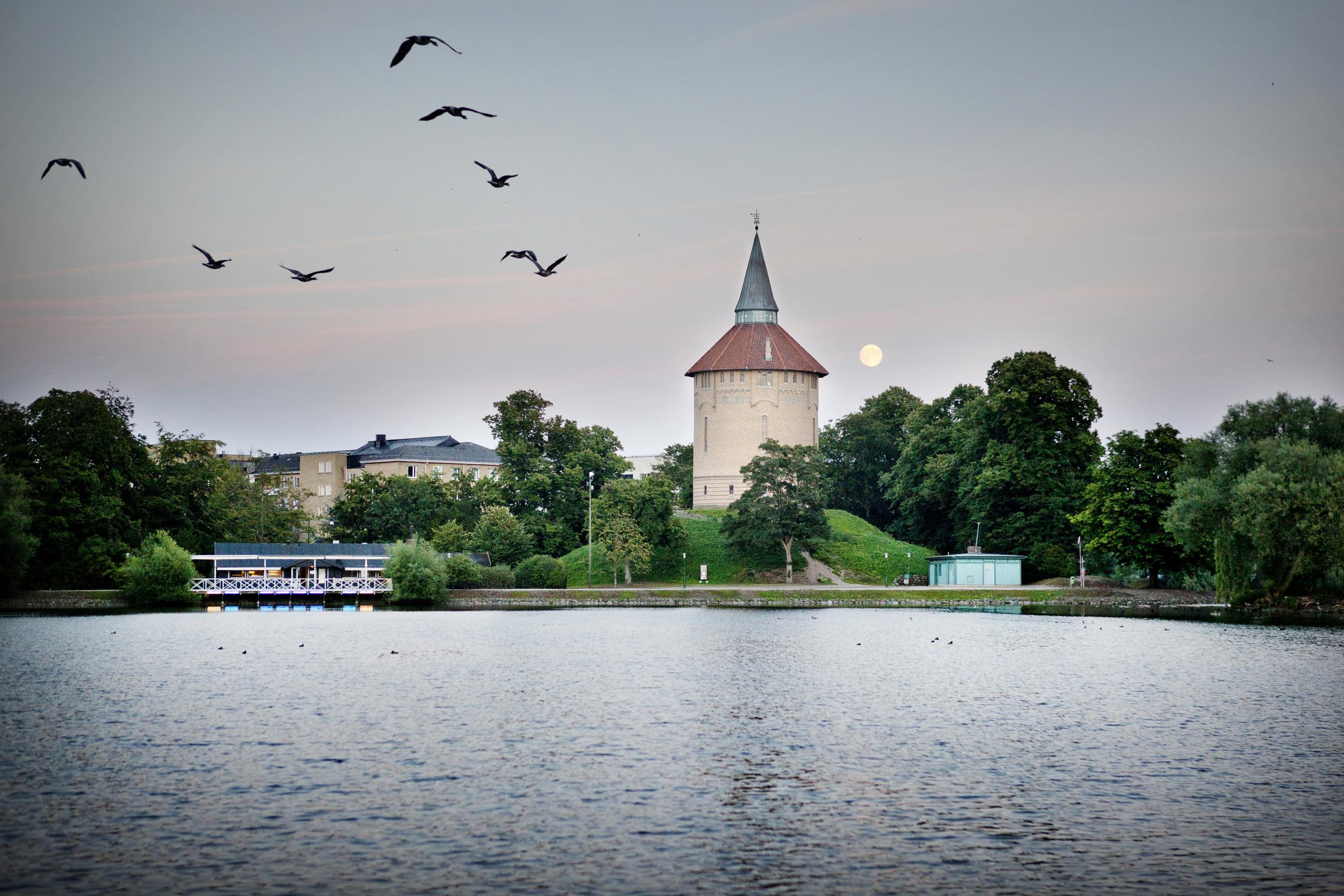Evening in Pildammsparken, Malmö