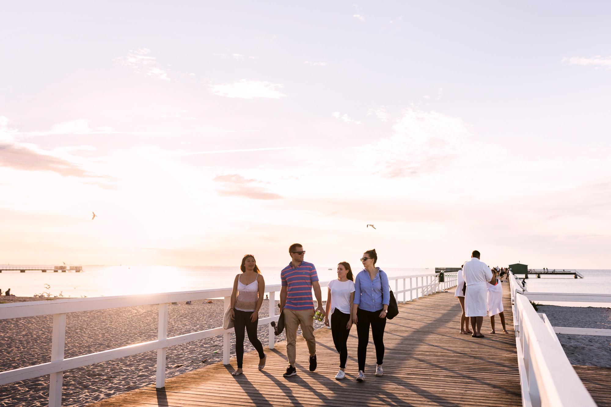 Strand und Promenade Ribersborg in Malmö.