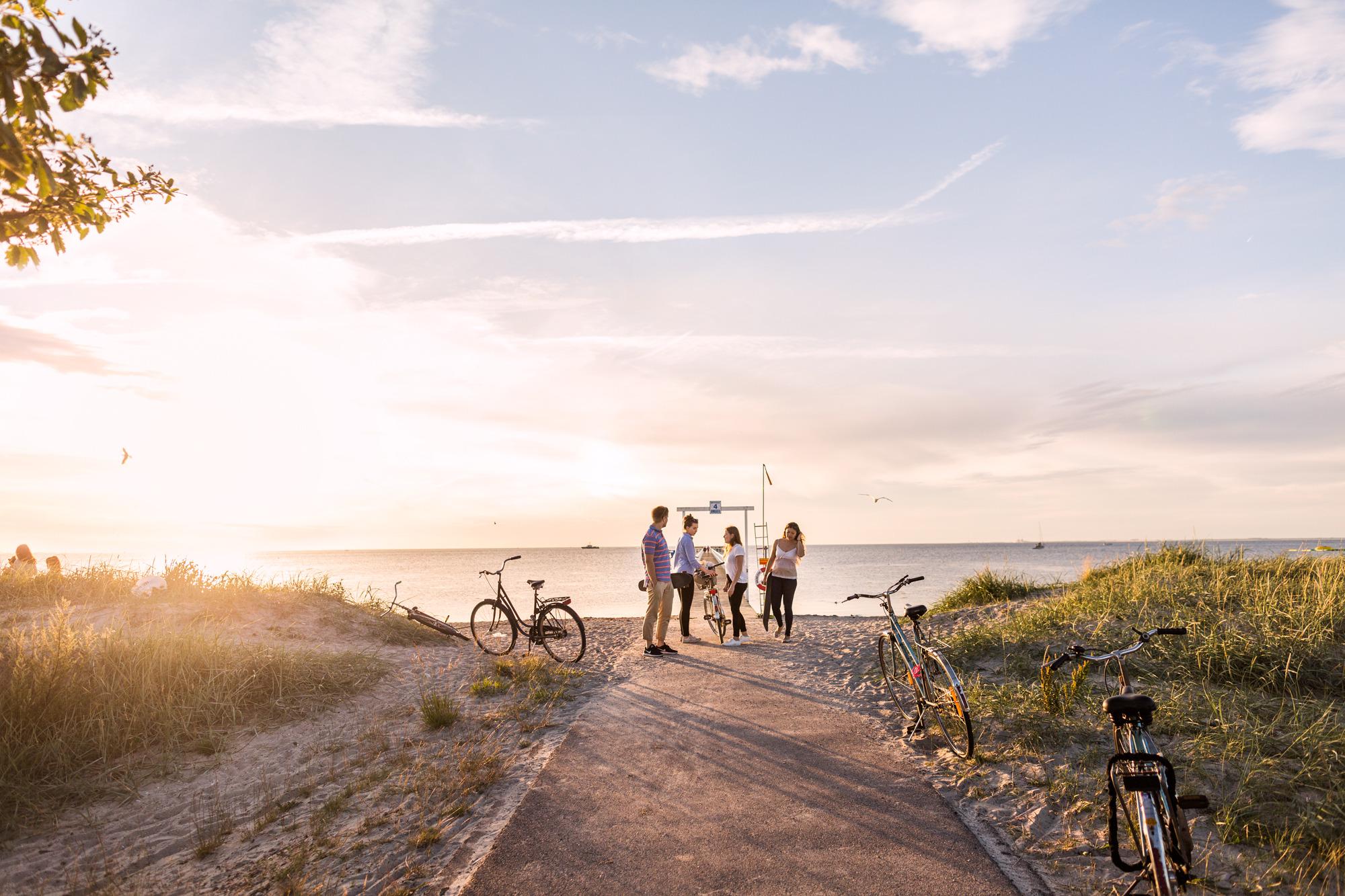 La plage de Ribersborg à Malmö