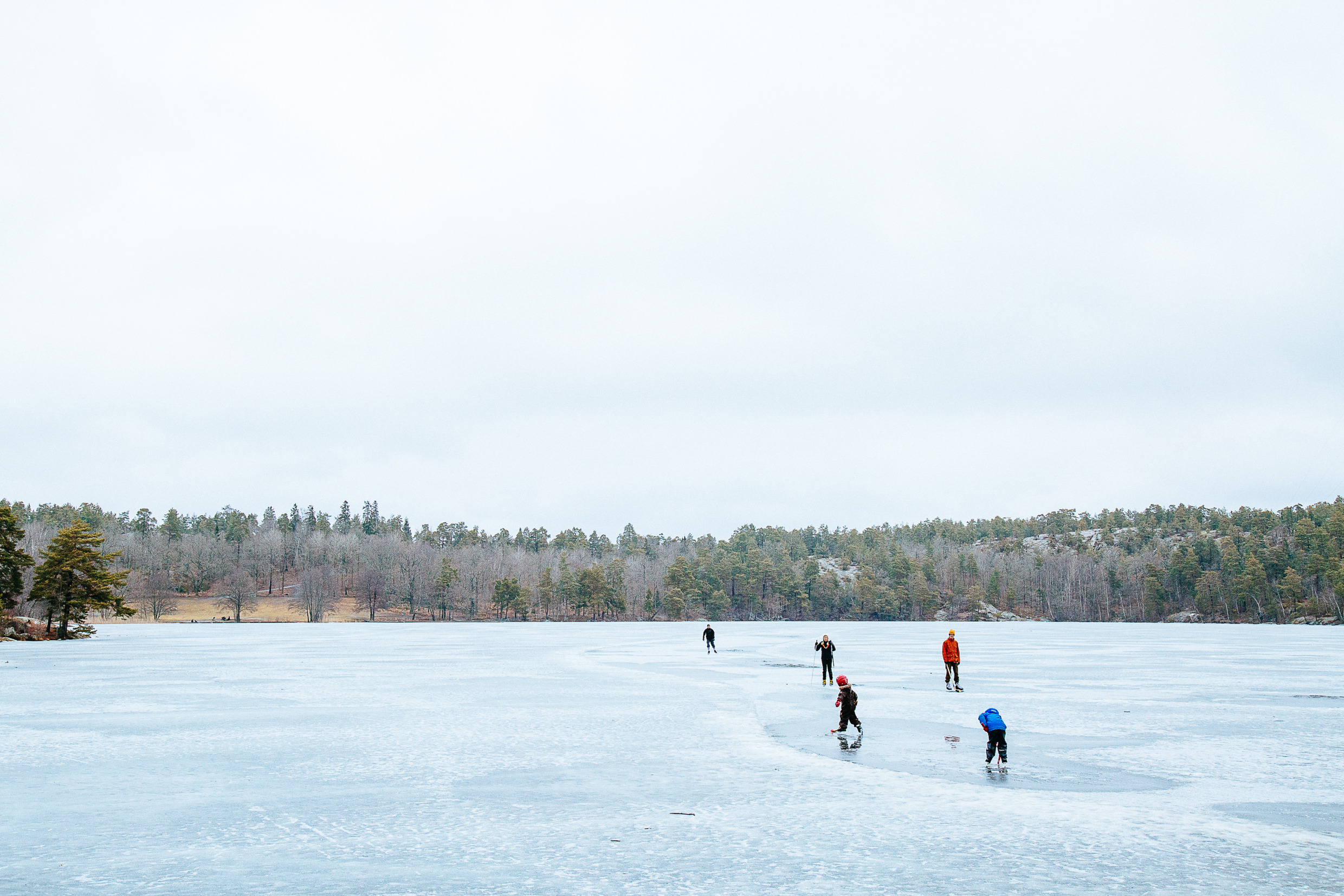 Ice skating, Stockholm
