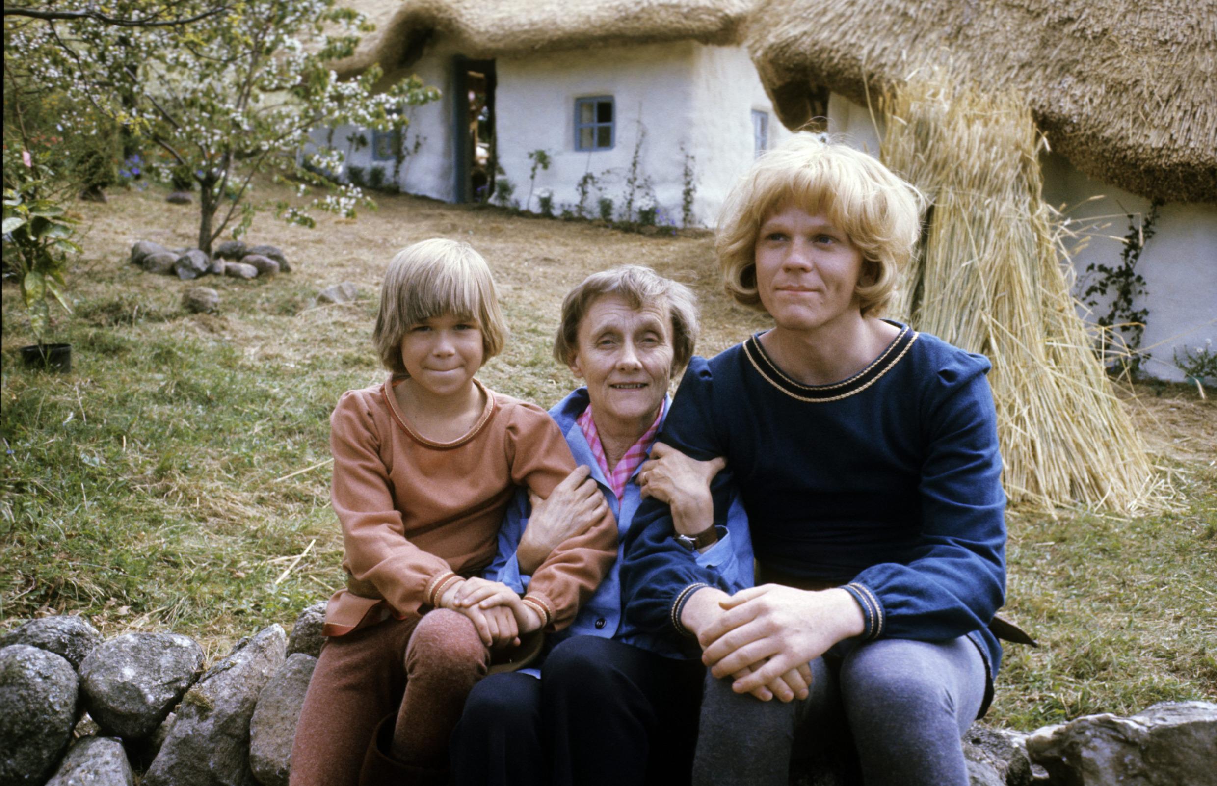 Astrid Lindgren lors du tournage de "The Brothers Lionheart"