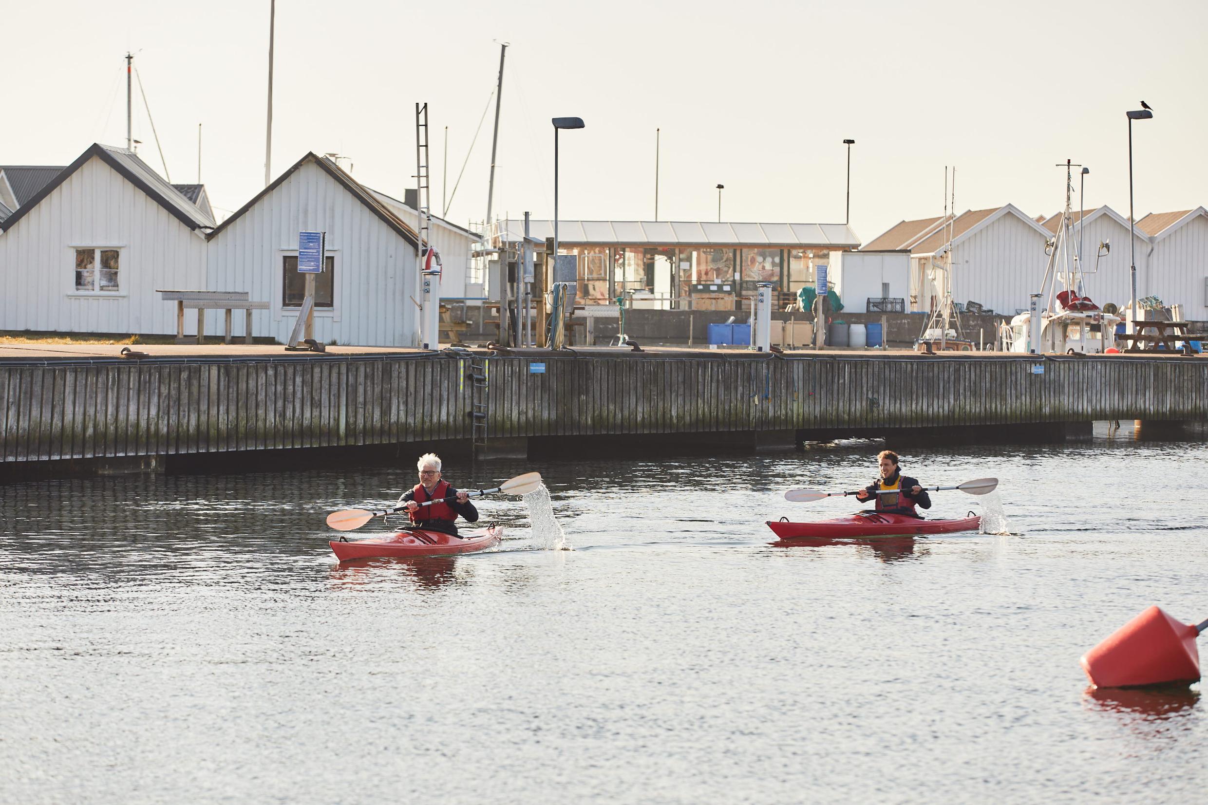 Kayak sur l'île de Vrångö