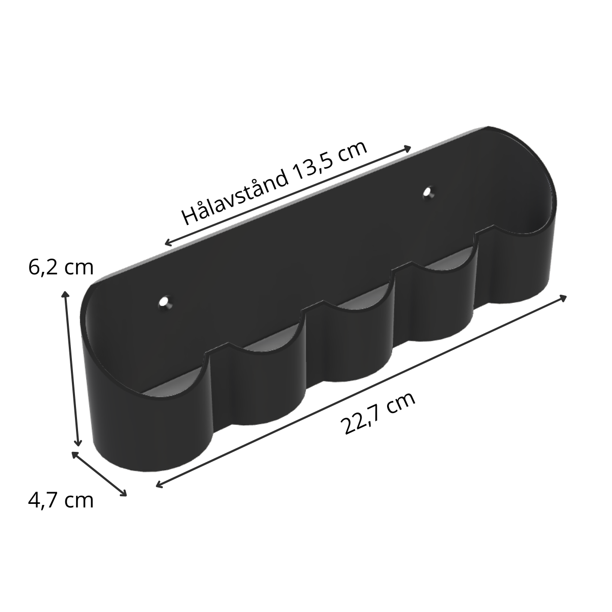 bild nr 2 på produkten: Kryddhylla för skåplucka, håller 5 st vanliga kryddburkar - Kryddförvaring köksskåp