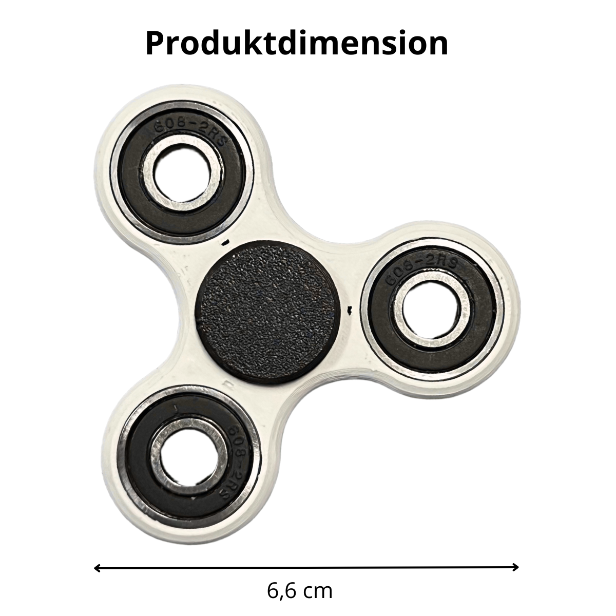 bild nr 5 på produkten: Fidget spinner Trio spin med kullager - Välj bland flera färger!