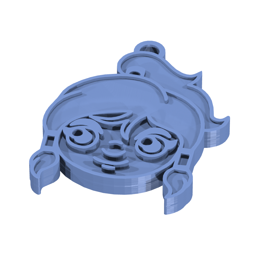 bild nr 1 på produkten: Korra Nyckelring - Inspirerad Avatar-figur, Tålig ABS-Polymer, Perfekt för Fandom-samlingar och Vardagsbruk