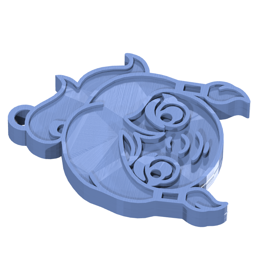 bild nr 7 på produkten: Korra Nyckelring - Inspirerad Avatar-figur, Tålig ABS-Polymer, Perfekt för Fandom-samlingar och Vardagsbruk