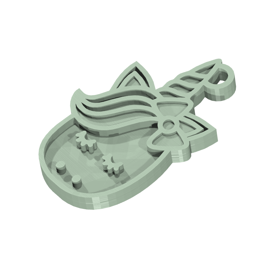 bild nr 2 på produkten: En Nyckelring i form av en fantastisk enhörning, inspirerad av den berömda rollen i filmen 'Labyrinth' - en magisk pärla som är perfekt att bära som en bevis på din kärlek till den klassiska fantasy-filmen.