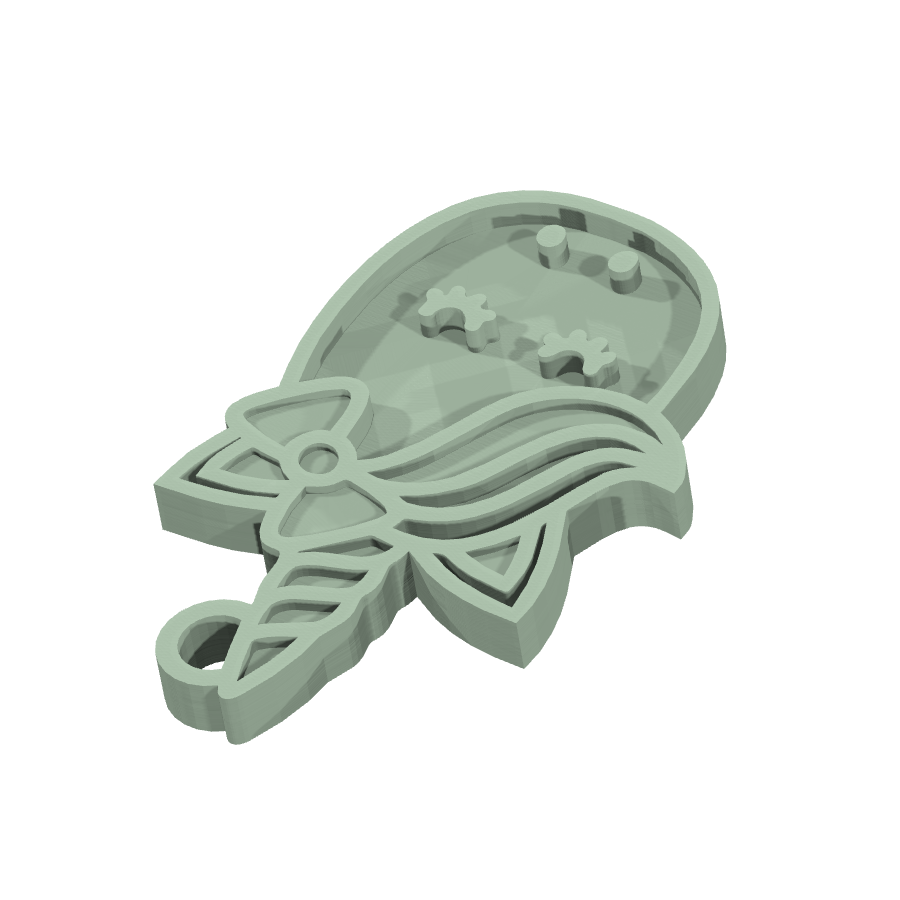 bild nr 6 på produkten: En Nyckelring i form av en fantastisk enhörning, inspirerad av den berömda rollen i filmen 'Labyrinth' - en magisk pärla som är perfekt att bära som en bevis på din kärlek till den klassiska fantasy-filmen.