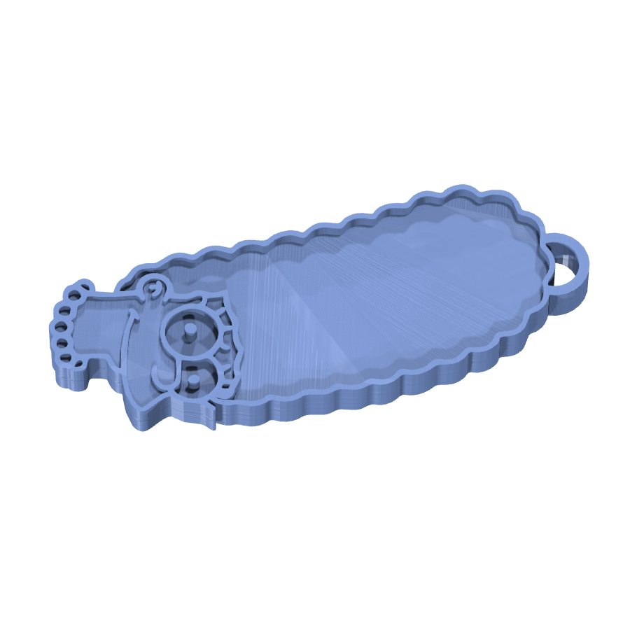 bild nr 3 på produkten: En vänlig minnessmycke i form av en nyckelring med Marge Simpson som motiv, från den kända TV-serien The Simpsons. Denna minnesstensformade nyckelring är perfekt för alla Simpsons-fantaster och är en bevisning på ditt intresse för denna ikoniska familj.