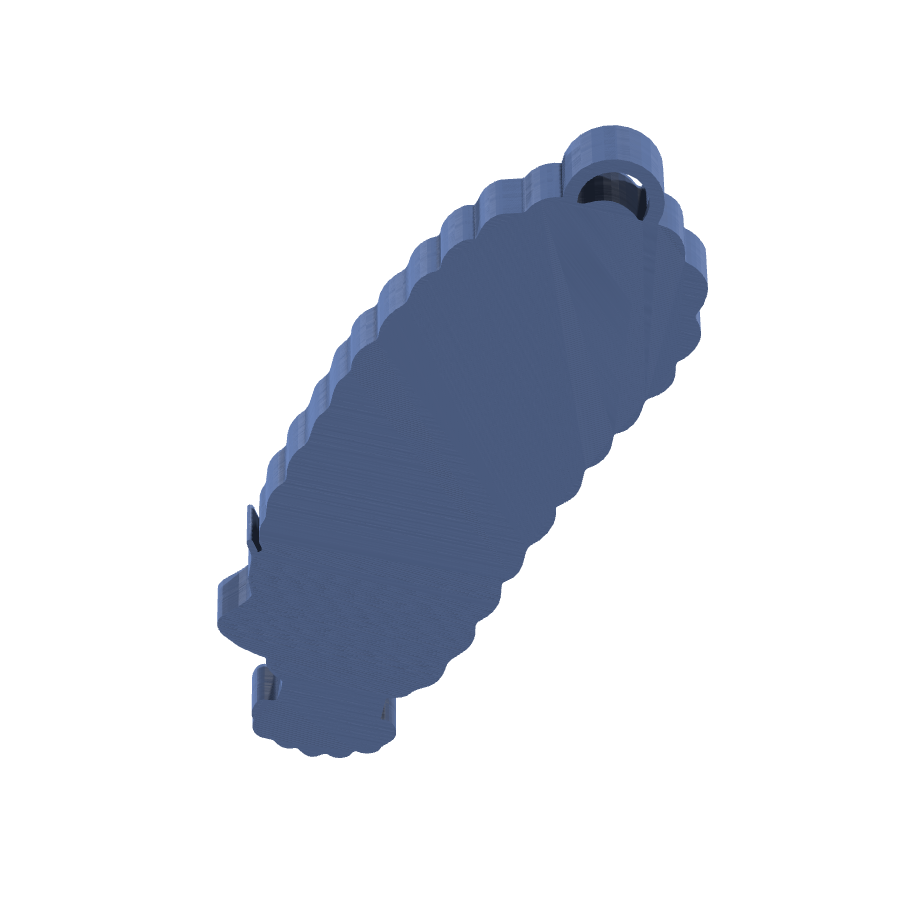 bild nr 5 på produkten: En vänlig minnessmycke i form av en nyckelring med Marge Simpson som motiv, från den kända TV-serien The Simpsons. Denna minnesstensformade nyckelring är perfekt för alla Simpsons-fantaster och är en bevisning på ditt intresse för denna ikoniska familj.