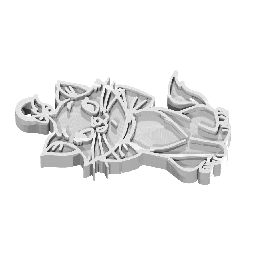 bild nr 7 på produkten: Nyckelring med Marie från Aristocats - en robust och slagtålig nyckelring i plast som passar perfekt i fickan och visar din kärlek till den älskade Disney-katten Marie, en av de tre charmiga systrarna i den klassiska animerade filmen Aristocats