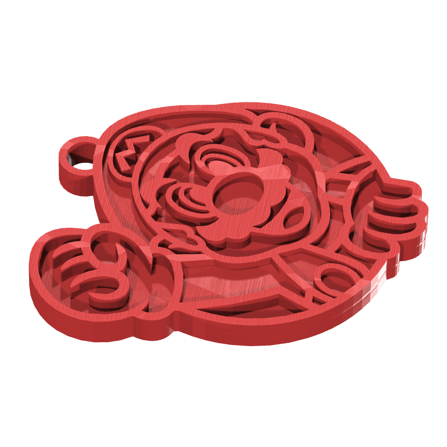 bild nr 7 på produkten: Nyckelring inspirerad från Mario, en ikonisk figur från det klassiska Nintendo-spelet Super Mario Bros., tillverkad i slagtålig plast för att hålla längre och passa perfekt i fickan, perfekt för fans av klassiska spel och nostalgiska kollektioner