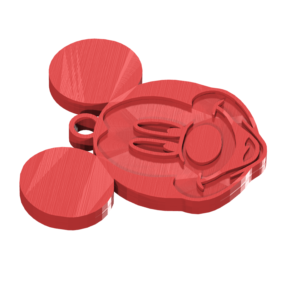 bild nr 7 på produkten: En charmig nyckelring med Mickey Mouse som motiv, inspirerad från den klassiska Disney-figuren, perfekt för fans av den ikoniska musen som förknippar barn och vuxna med nostalgia och magi, användbar som en personlig pryl för att ge din nyckelknippa en