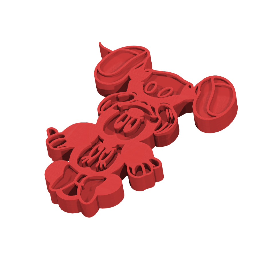 bild nr 6 på produkten: En charmig nyckelring inspirerad från Disney-världen, föreställande den ikoniska duon Mickey och Minnie Mouse, perfekt för fans av den klassiska tecknade serien och alla som älskar att samla på Disney-relaterade objekt och accessoarer