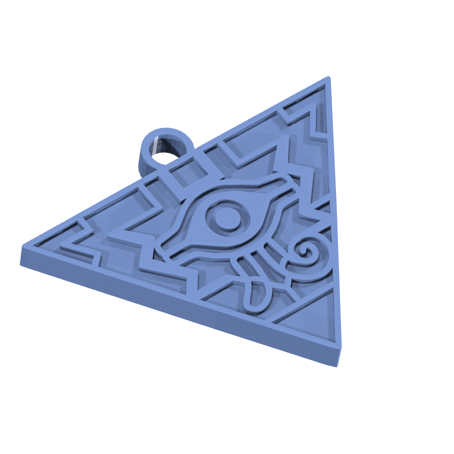 Bild på 3D printad produkt med namn: Nyckelring i form av Millennium Puzzle, en ikonisk pusselbit inspirerad från det populära mangaserien Yu-Gi-Oh!, perfekt för fans av serie och film som vill visa upp sin entusiasm och kärlek till franchisen