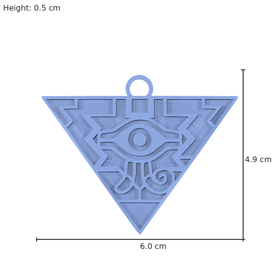 bild nr 8 på produkten: Nyckelring i form av Millennium Puzzle, en ikonisk pusselbit inspirerad från det populära mangaserien Yu-Gi-Oh!, perfekt för fans av serie och film som vill visa upp sin entusiasm och kärlek till franchisen