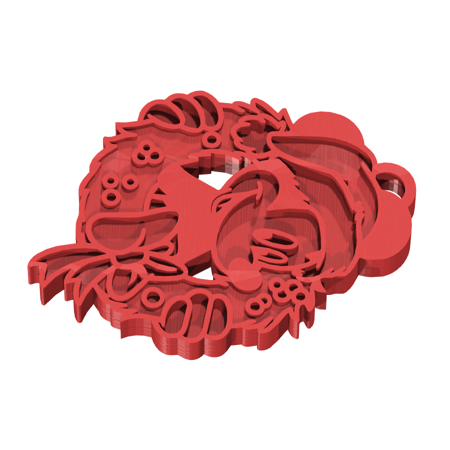 bild nr 3 på produkten: Nyckelring med Mickey Mouse-julansikte, inspirerad från Disneys ikoniska serie och film, perfekt för fans av den klassiska tecknade serien och sommaräventyren, gjord för att ge en personlig touch till dina nycklar eller som en charmig dekoration