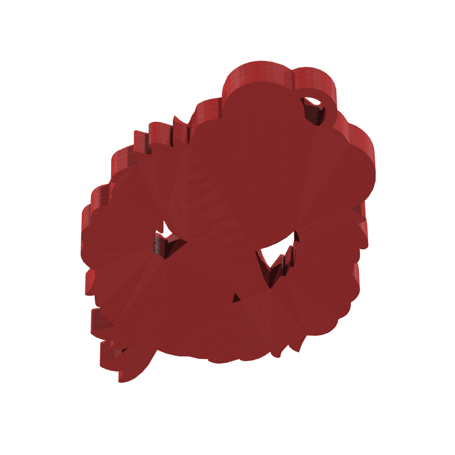 bild nr 5 på produkten: Nyckelring med Mickey Mouse-julansikte, inspirerad från Disneys ikoniska serie och film, perfekt för fans av den klassiska tecknade serien och sommaräventyren, gjord för att ge en personlig touch till dina nycklar eller som en charmig dekoration