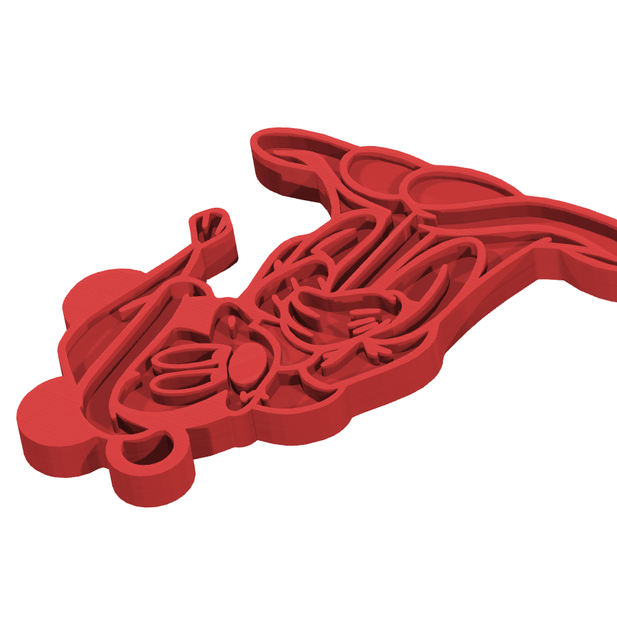 bild nr 6 på produkten: En charmig nyckelring i form av Mickey Mouse, inspirerad från den klassiska Disney-figuren, perfekt för alla som älskar Disney och julen, med en fin detaljering som för tankarna till barndomens magi och känslan av snö och julklappar