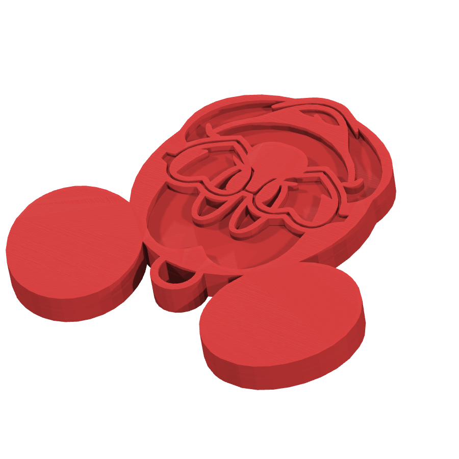 bild nr 6 på produkten: Nyckelring med Mickey Mouse-motiv, inspirerad från Disneys klassiska tecknatserier, perfekt för fans av den ikoniska musen som vill ha en personlig och charmig nyckelring som symboliserar barnslig fascination och glädje