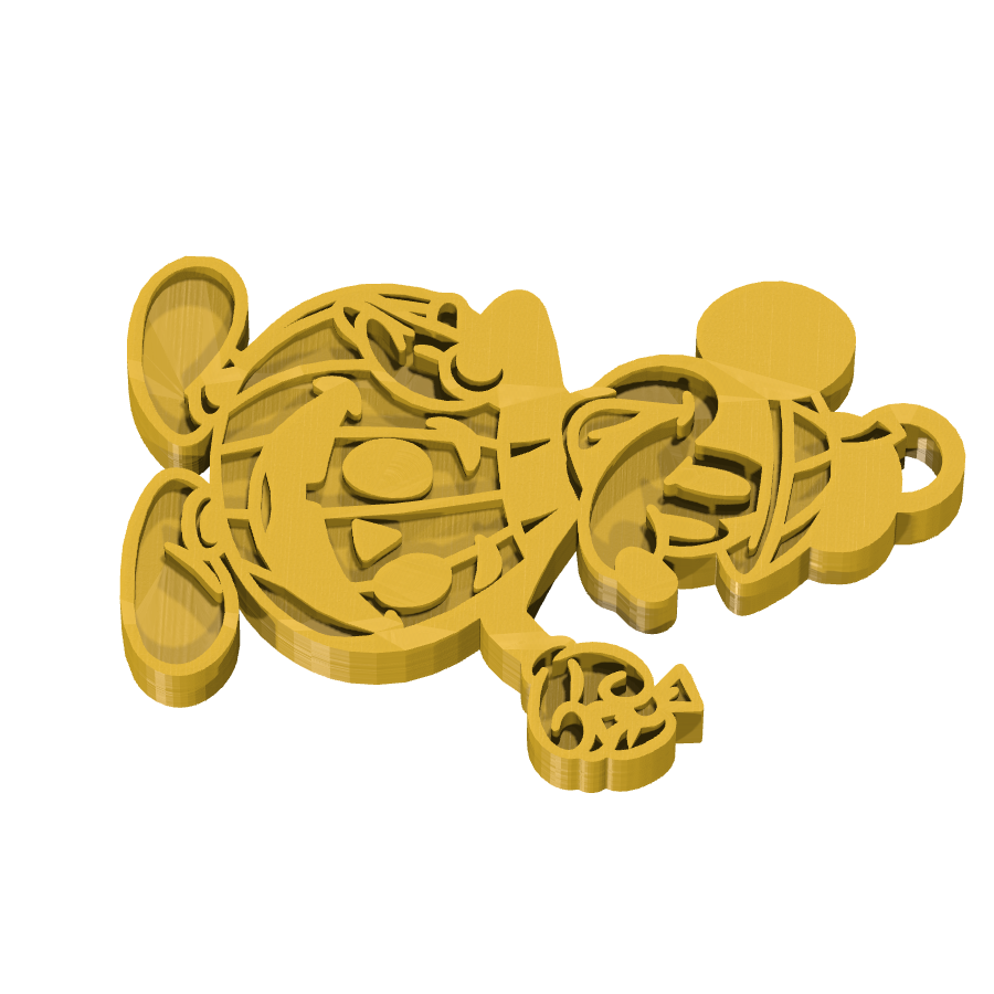 bild nr 3 på produkten: Mickey Mouse Nyckelring i Härlig Halloween-stil, inspirerad från Disneys klassiska tecknade serie om den ikoniska musen i en spöklikt skräckinjagande atmosfär, perfekt för fans av Mickey och Halloween-älskare över hela världen