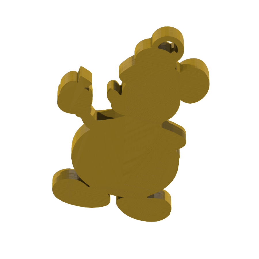 bild nr 5 på produkten: Mickey Mouse Nyckelring i Härlig Halloween-stil, inspirerad från Disneys klassiska tecknade serie om den ikoniska musen i en spöklikt skräckinjagande atmosfär, perfekt för fans av Mickey och Halloween-älskare över hela världen