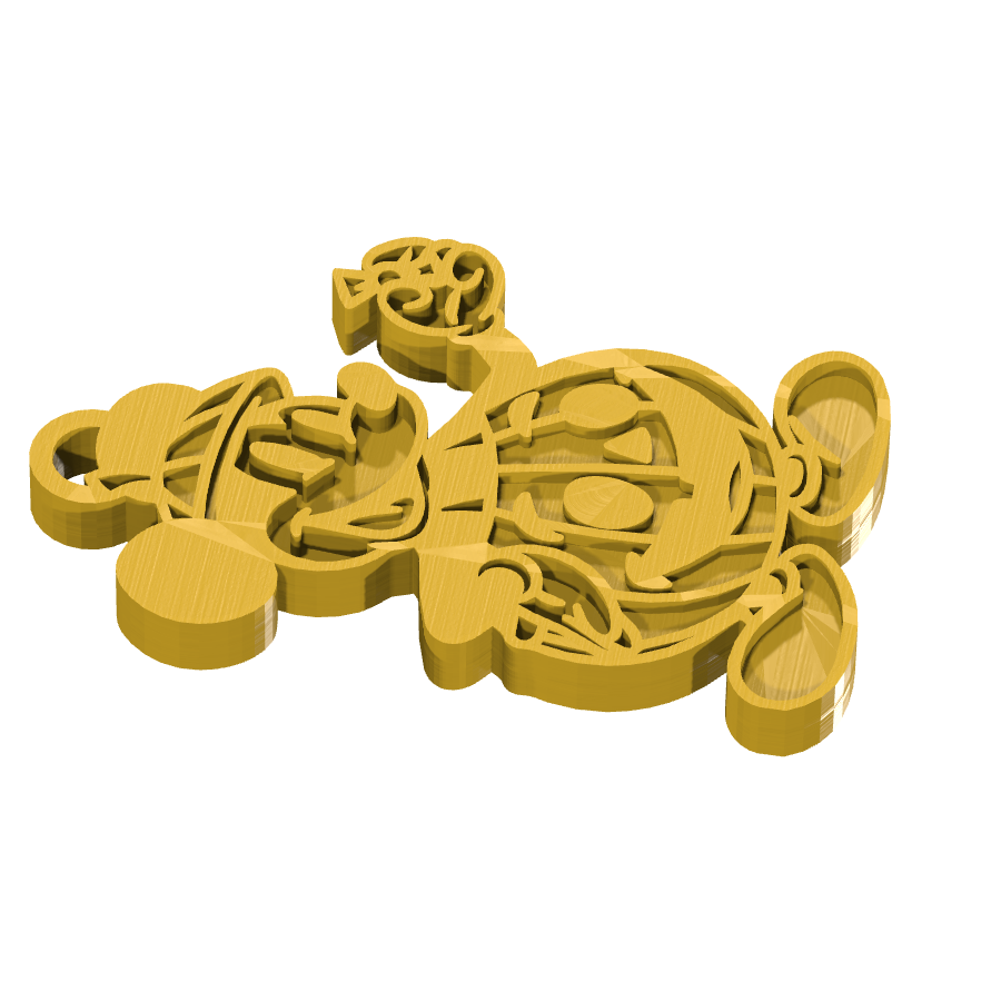 bild nr 7 på produkten: Mickey Mouse Nyckelring i Härlig Halloween-stil, inspirerad från Disneys klassiska tecknade serie om den ikoniska musen i en spöklikt skräckinjagande atmosfär, perfekt för fans av Mickey och Halloween-älskare över hela världen