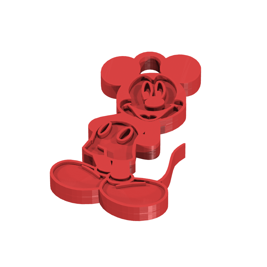 bild nr 1 på produkten: Unik nyckelring med Mickey Mouse-motiv, inspirerad från den klassiska Disney-karaktären, perfekt för fans av det ikoniska mus-temat, som kan användas för att lägga till en personlig touch på dina nycklar eller som en charmig dekoration