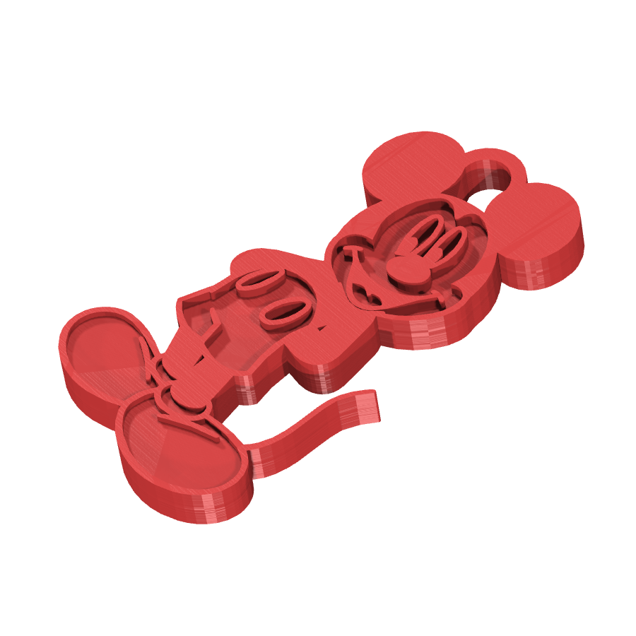 bild nr 2 på produkten: Unik nyckelring med Mickey Mouse-motiv, inspirerad från den klassiska Disney-karaktären, perfekt för fans av det ikoniska mus-temat, som kan användas för att lägga till en personlig touch på dina nycklar eller som en charmig dekoration