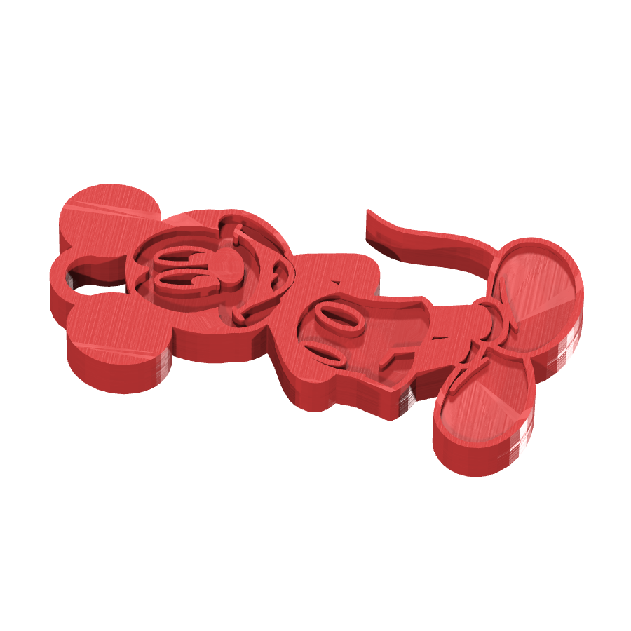 bild nr 7 på produkten: Unik nyckelring med Mickey Mouse-motiv, inspirerad från den klassiska Disney-karaktären, perfekt för fans av det ikoniska mus-temat, som kan användas för att lägga till en personlig touch på dina nycklar eller som en charmig dekoration