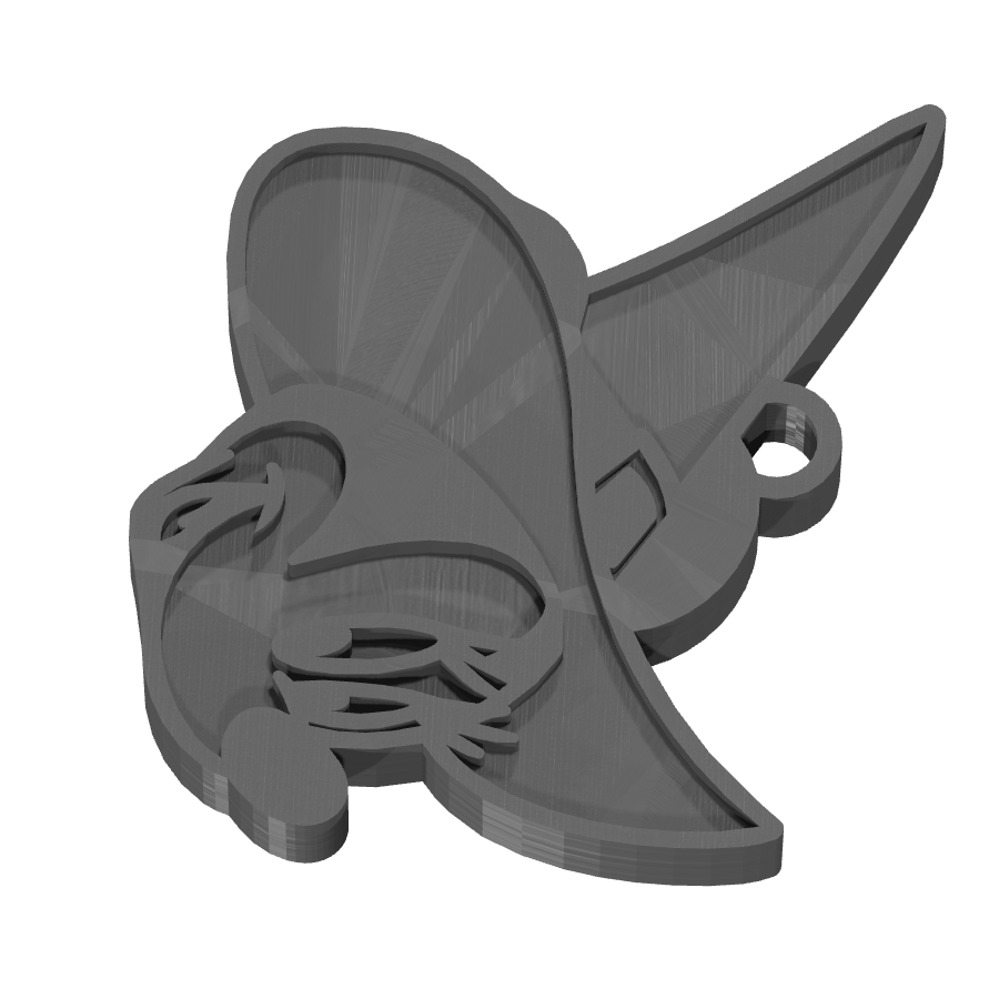 bild nr 3 på produkten: Minnie Mouse-nyckelring i Halloween-utförande, perfekt för Disney-fans som vill lägga till en skön och spöklig touch till sin vardag, inspirerad från den ikoniska figuren från Disneys klassiska animationer och filmer