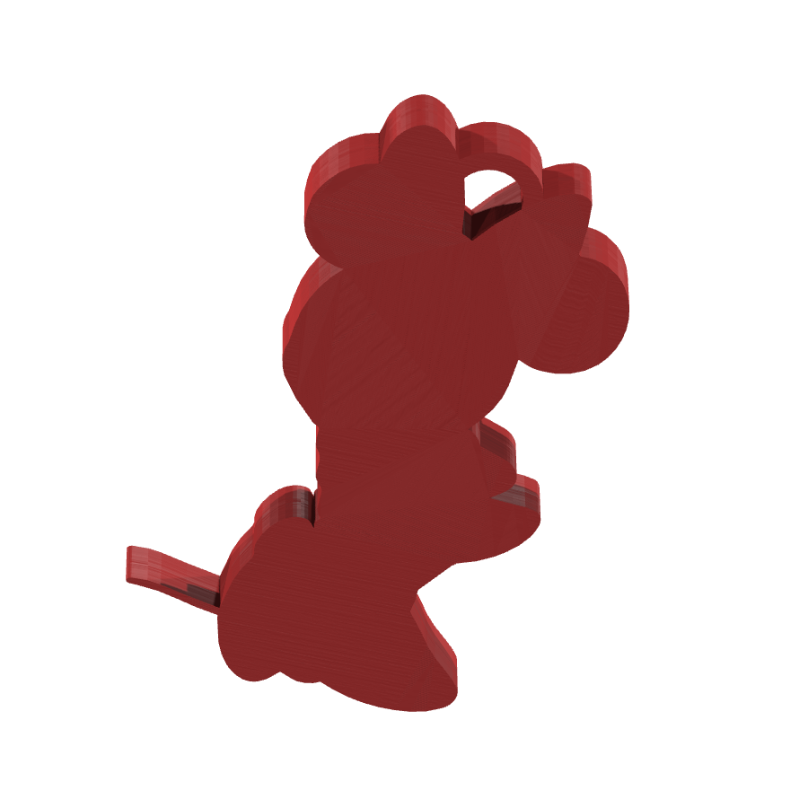 bild nr 5 på produkten: Nyckelring med Minnie Mouse-motiv, inspirerad från den klassiska Disney-figuren, perfekt för fans av den ikoniska musen, som vill ha en rolig och charmig nyckelring för att ge en personlig touch till sina nycklar