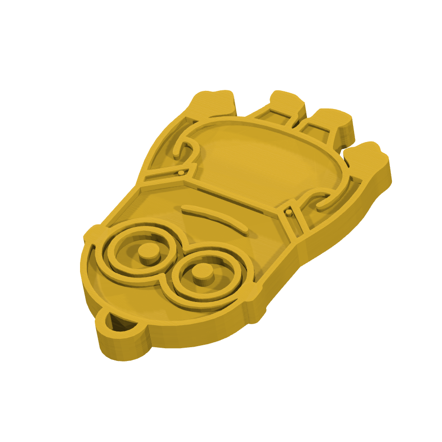 bild nr 6 på produkten: Nyckelring med Minions Bob-motiv, inspirerad från den populära animerade filmserien om de guldgula, löjliga och älskade Minions, perfekt för fans av alla åldrar som vill visa upp sin kärlek till de små gula kompisarna