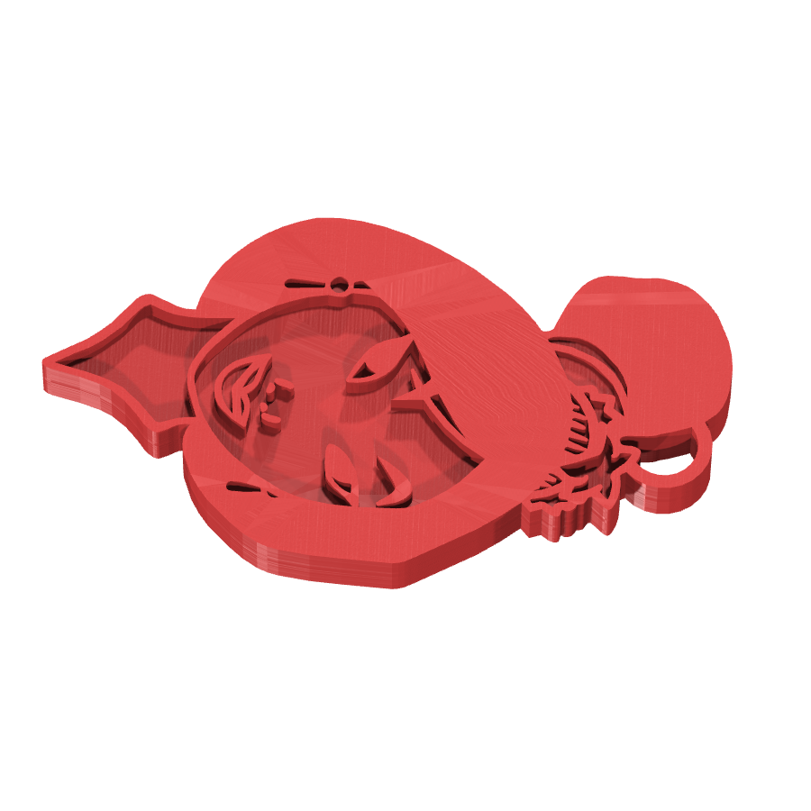 bild nr 3 på produkten: Nyckelring med Mulan-motiv, inspirerad från den kinesiska legenden och Disney-filmen, perfekt för fans av den modiga och lojala krigarprinsessan, tillverkad med 3D-printteknik för en unik och detaljerad design