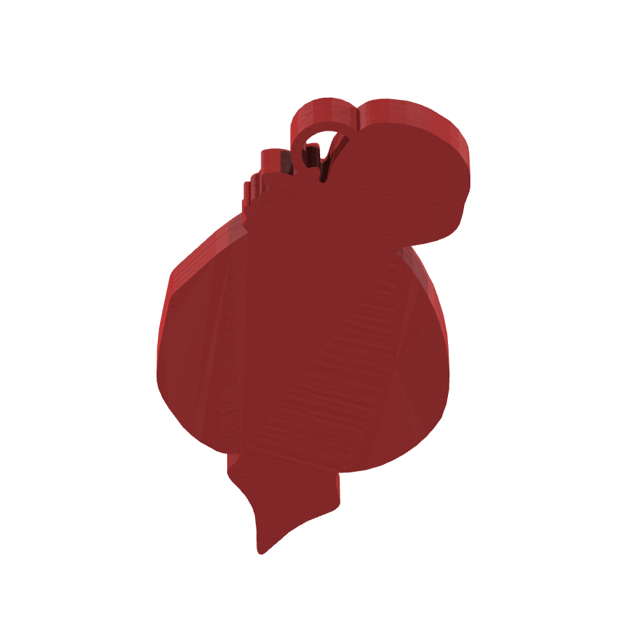 bild nr 5 på produkten: Nyckelring med Mulan-motiv, inspirerad från den kinesiska legenden och Disney-filmen, perfekt för fans av den modiga och lojala krigarprinsessan, tillverkad med 3D-printteknik för en unik och detaljerad design