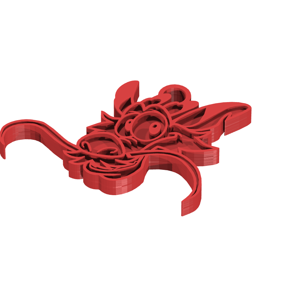 bild nr 1 på produkten: Nyckelring med Mushu, den älskade draken från Disney-filmen Mulan, perfekt för fans av den klassiska animerade filmen som vill ha en personlig och unik accessoar för att visa sin kärlek till figuren och dess historia